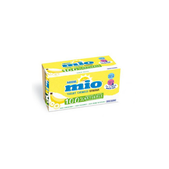 NESTLE' MIO YOGURT CREMOSO BANANA 2X125 GR