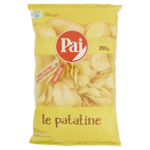 PAI PATATINE CLASSICHE TRASPARENTI GR.200