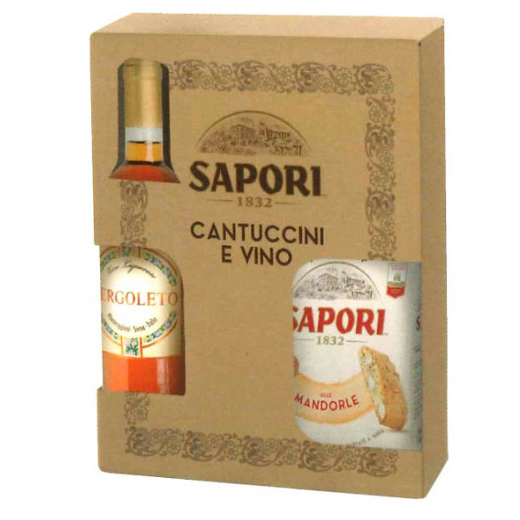 SAPORI CONFEZIONE CANTUCCINI/VINO GR.550