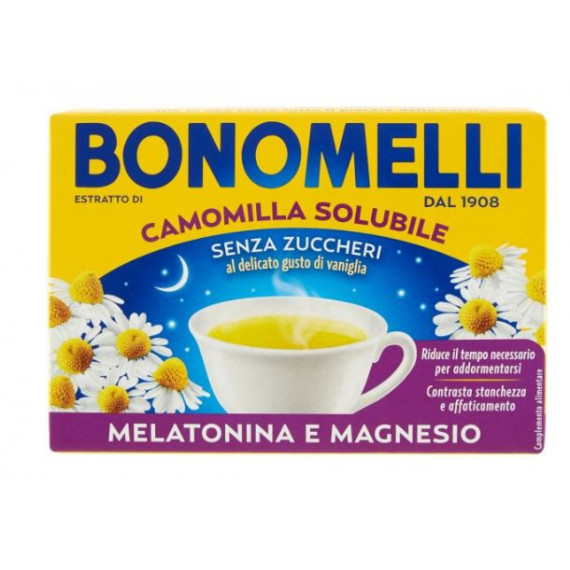BONOMELLI CAMOMILLA SOLUBILE CON MELATONINA E MAGNESIO GR.72