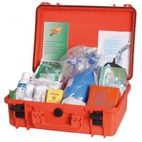 Medial valigetta primo soccorso completa di kit medicazione cm.41x30