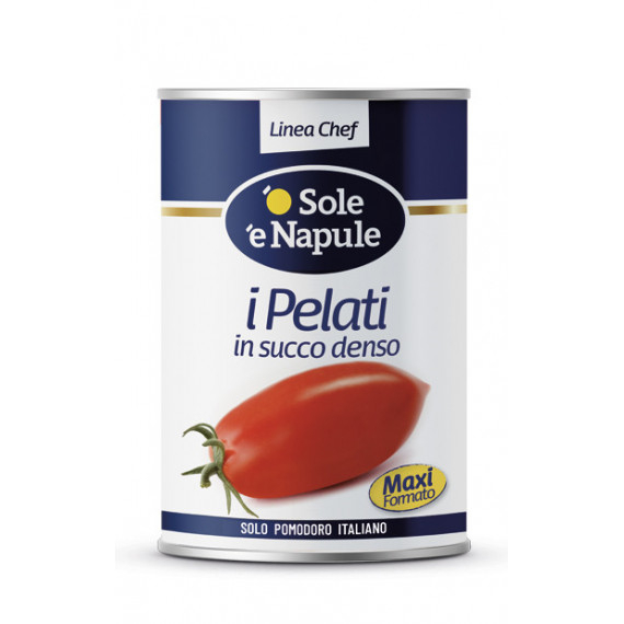 Pomodori pelati salsati - Maxi formato - Linea Chef 3x4050 grammi
