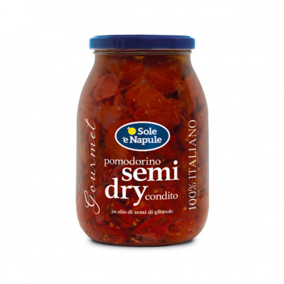 Pomodorino semy dry in olio di girasole (vetro) - Linea Chef 6x960 grammi