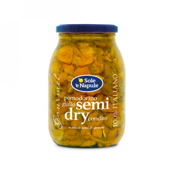 Pomodorino giallo semy dry in olio di girasole (vetro) - Linea Chef 6x960 grammi