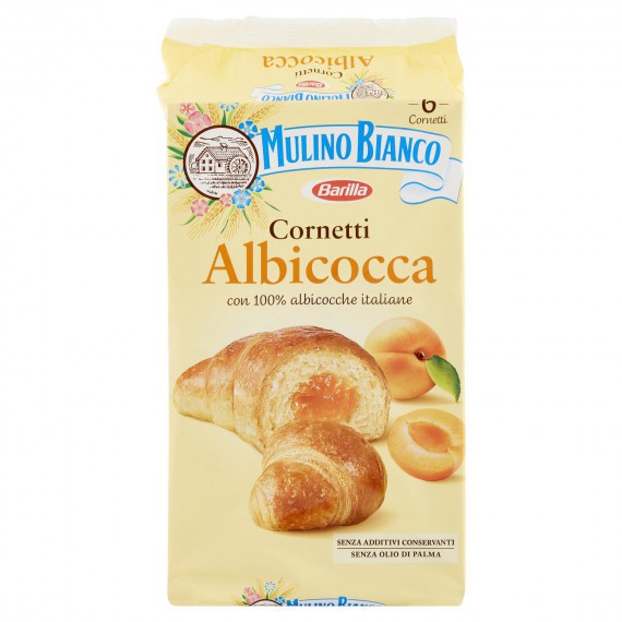 MULINO BIANCO CORNETTI ALBICOCCA 6 PEZZI GR.300